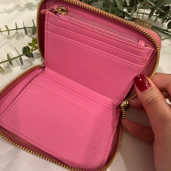 MCM Pink and Tan Women's Wallet - Picture 5 of 12